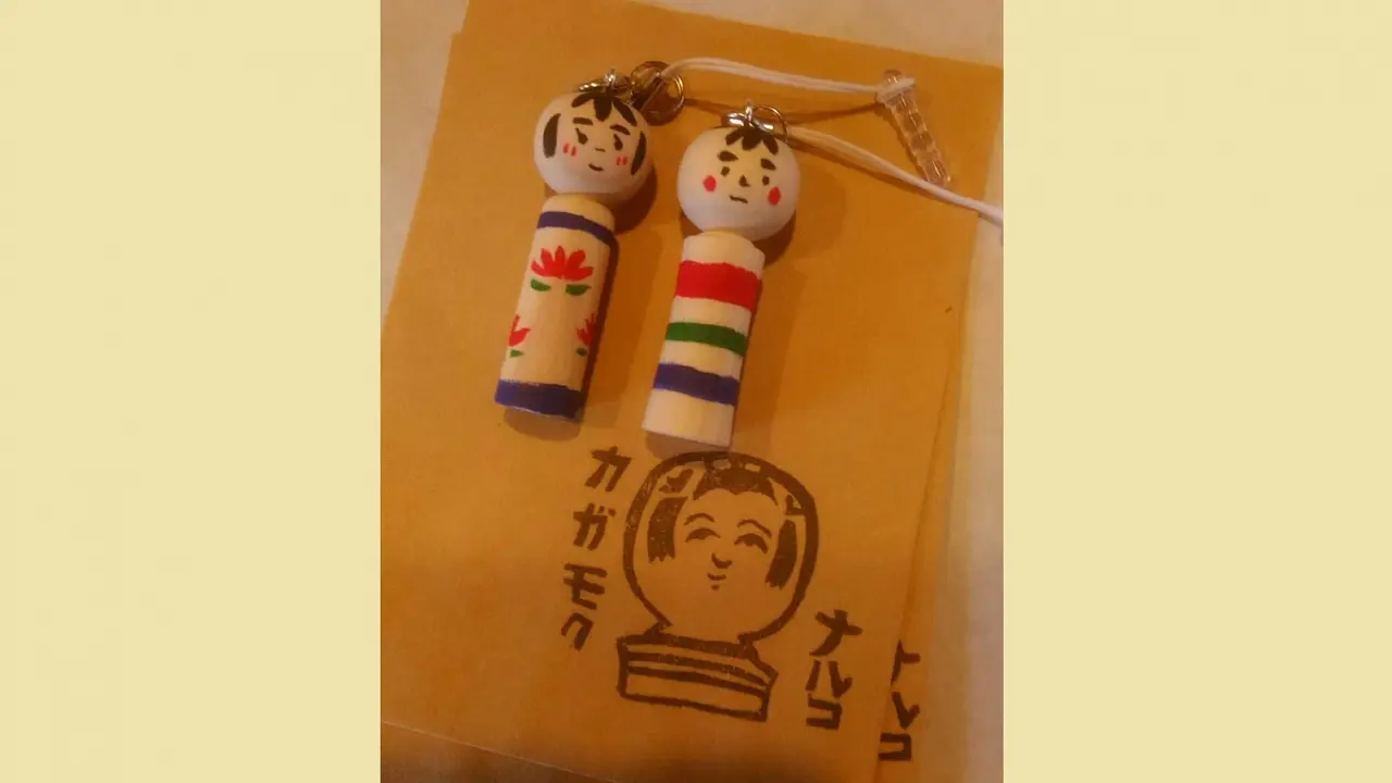 かわいい豆こけしの絵付け体験
