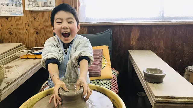 蔵王焼　万風窯【キッズ電動ろくろコース】