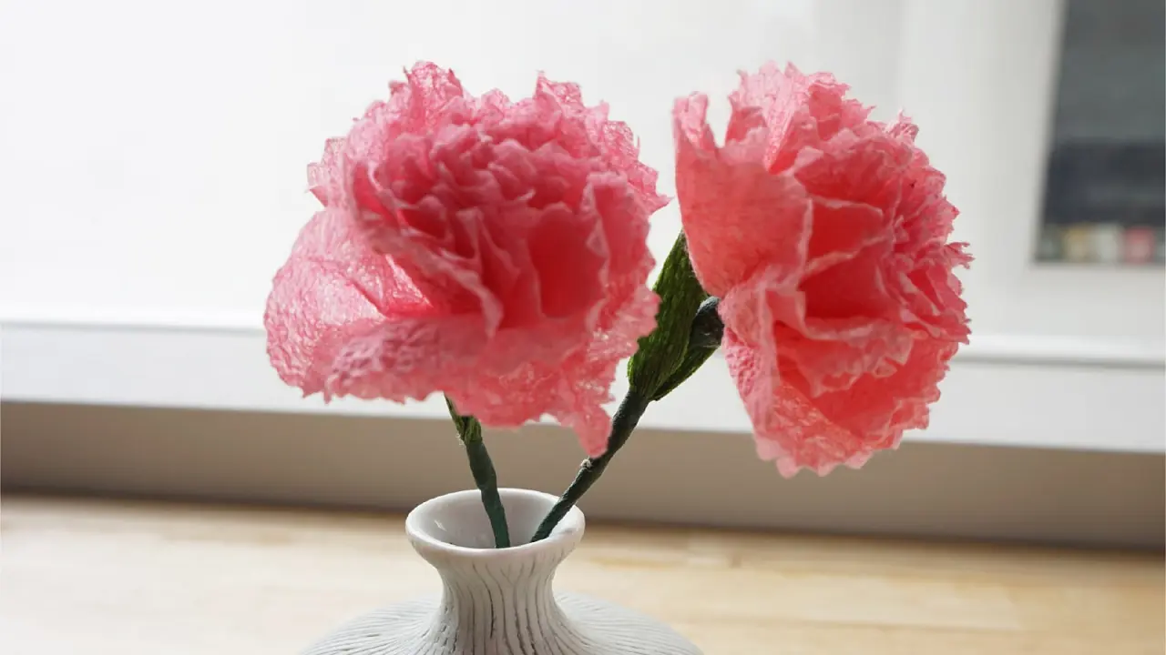 深山和紙『和紙花つくり体験』（花束・コサージュ）