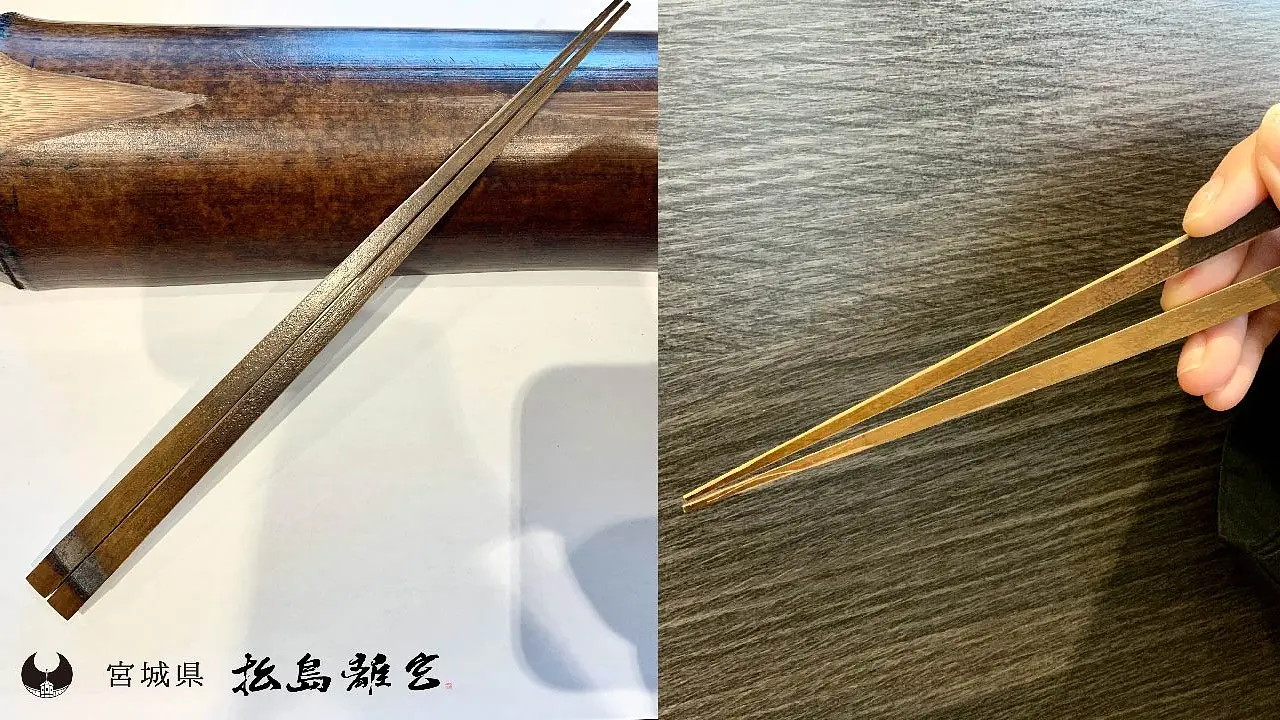 마쓰시마에서 대나무 젓가락 만들기 체험