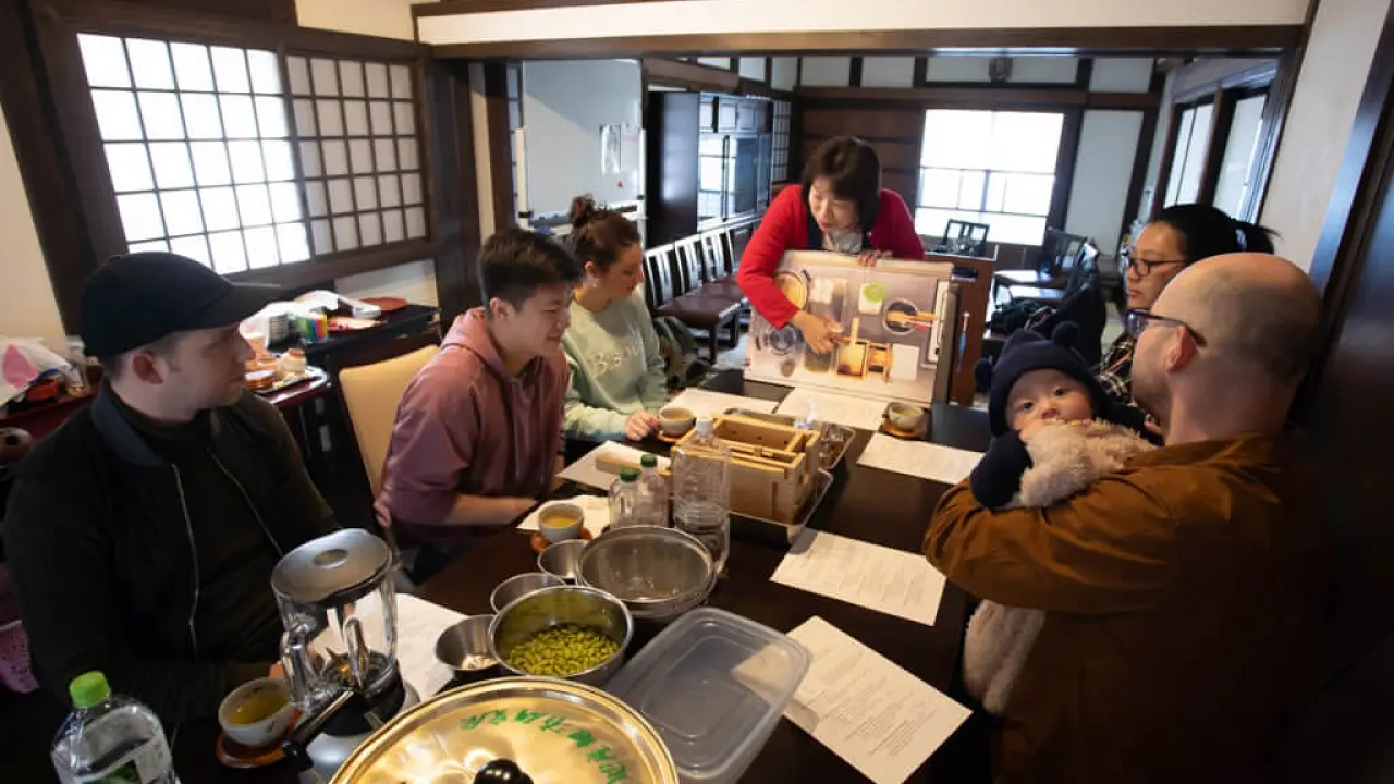 Tofu Workshop in a Traditional Japanese Storehouse