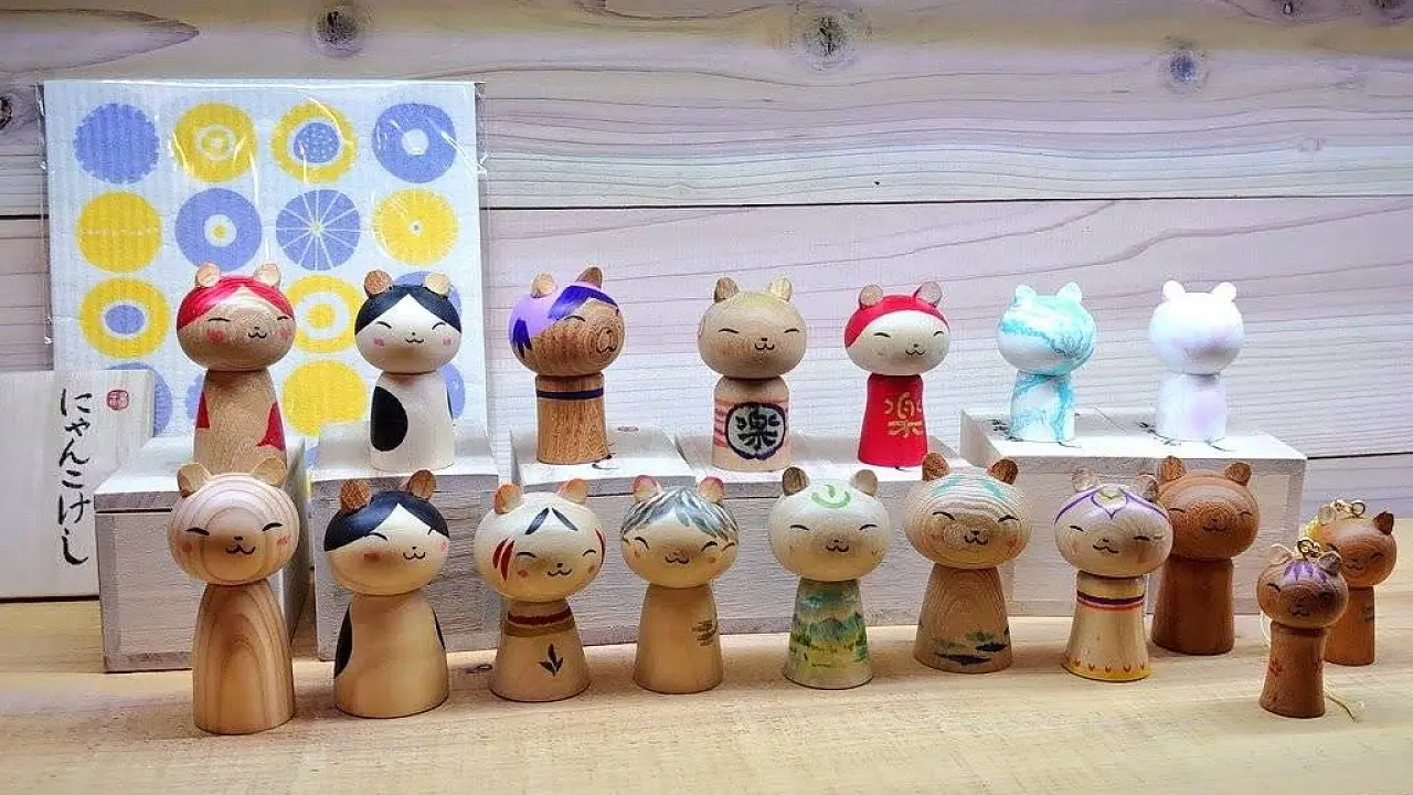 냔코케시 그림 그리기(목각 인형 그림 그리기)