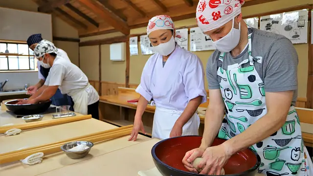 名取の自家栽培蕎麦でつくる そば打ち体験