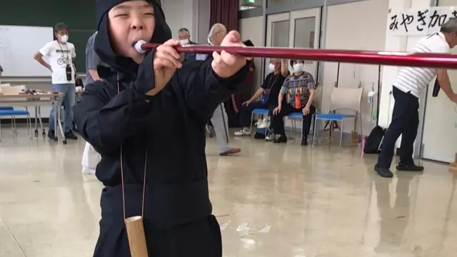 忍者キッズなりきり＆吹き矢体験