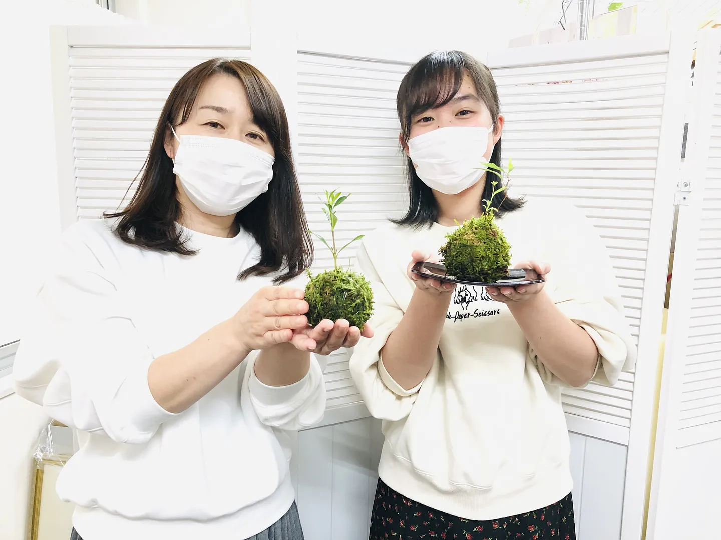 緑と土に触れて癒される時間です