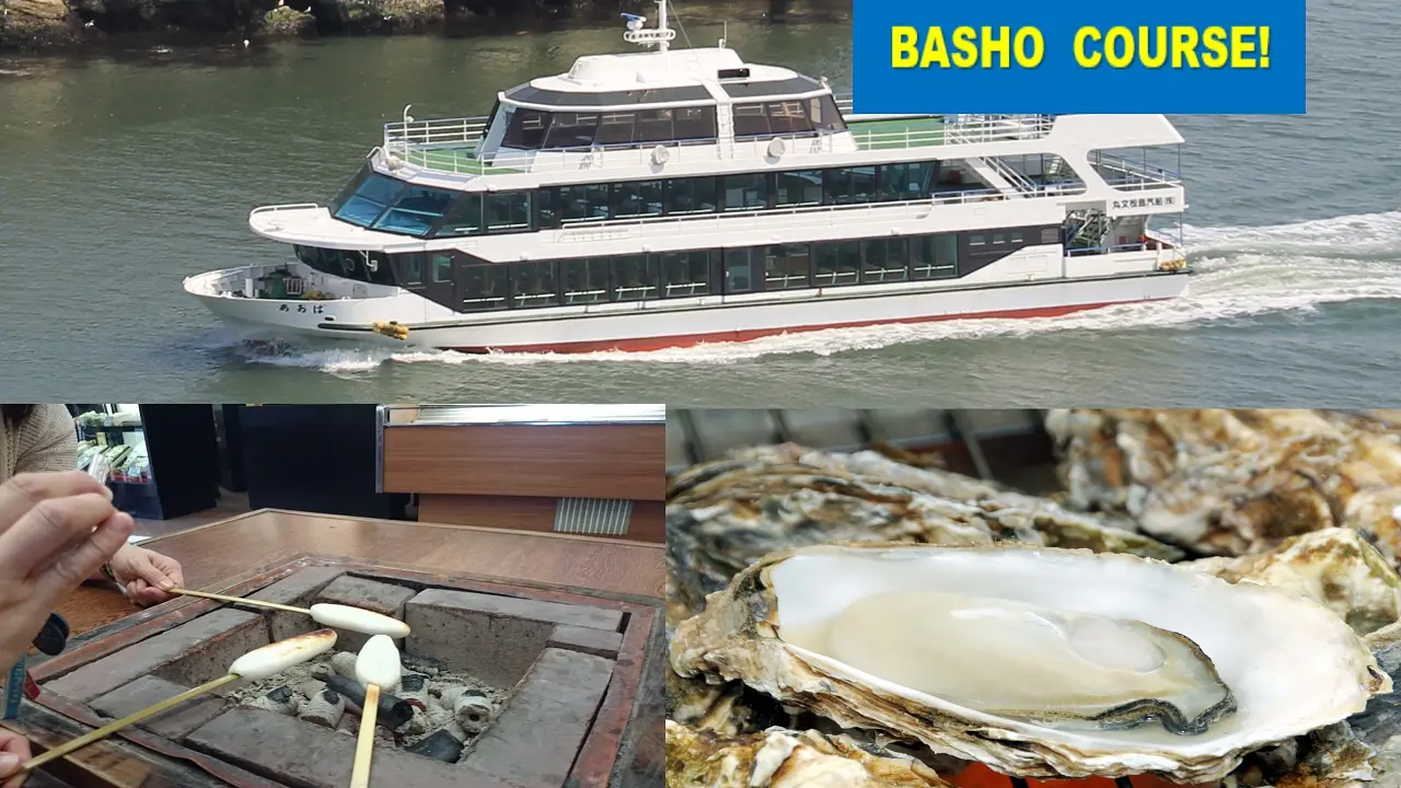 Ferry Cruise with Kamaboko Fish Cake & Grilled Oyster Plan -Basho Course-