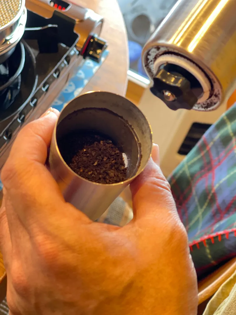 ６．手挽き完了