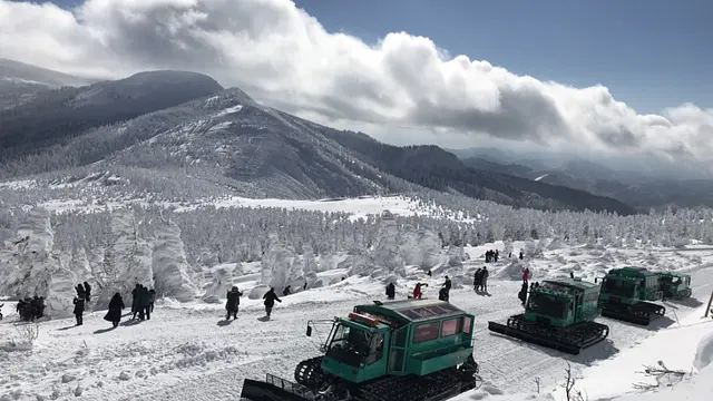 冬の絶景　雪上車で行くみやぎ蔵王の樹氷めぐり