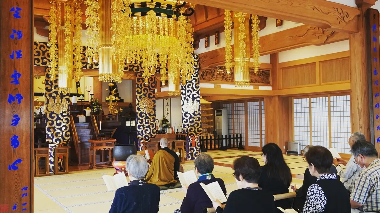 不動講　読経と法話