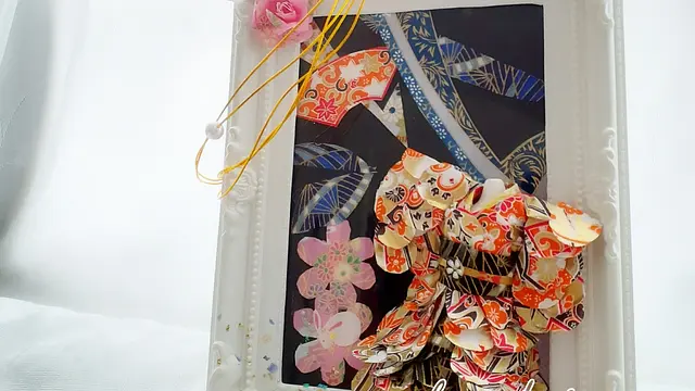 仙台七夕和紙フォトフレームドール