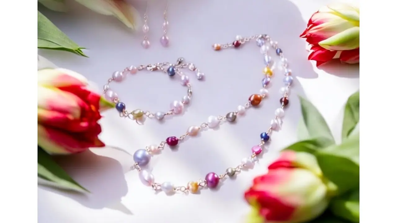 メガネ留めで作るアクセサリー体験（ネックレスorブレスレット・ピアスをお選びください）