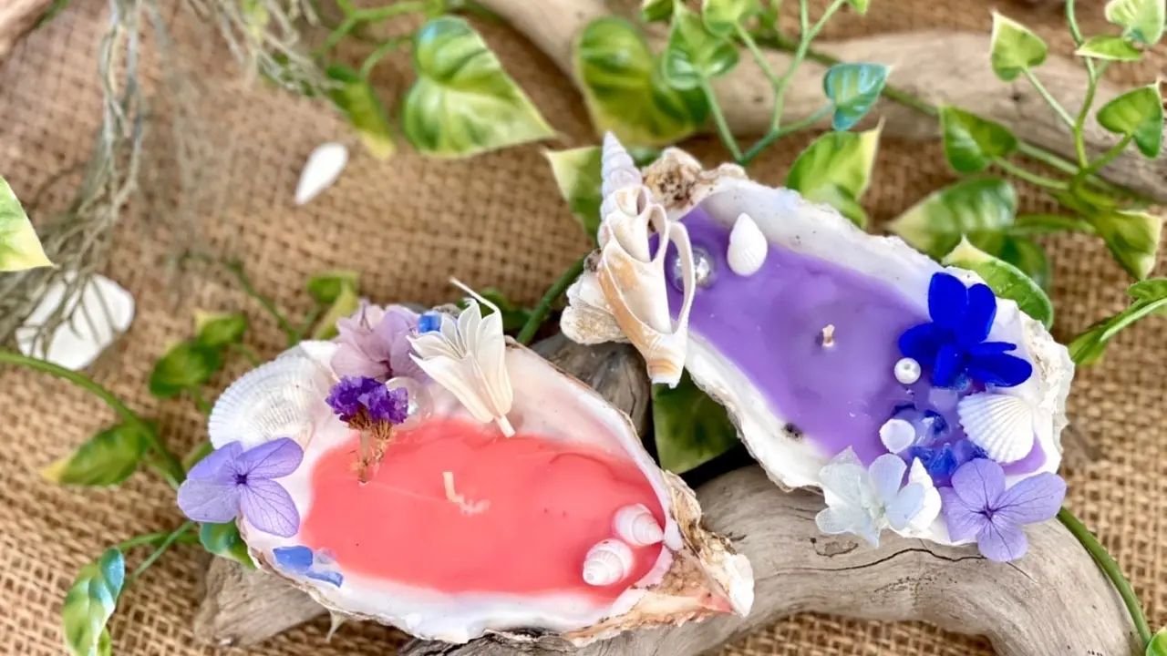 牡蠣殼香氛蠟燭製作體驗