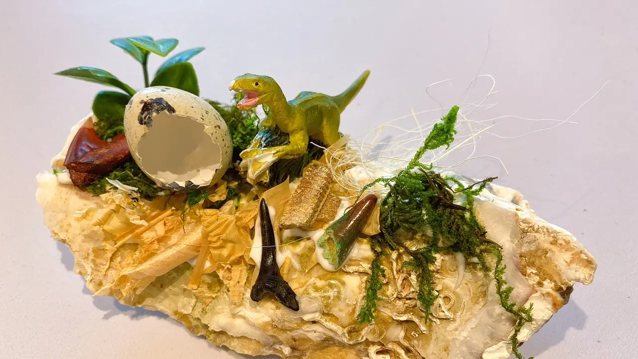 松島町　牡蠣殻ジオラマ作り体験