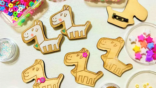 ポニーちゃんブローチづくり