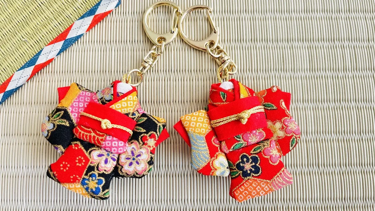 着物キーホルダー