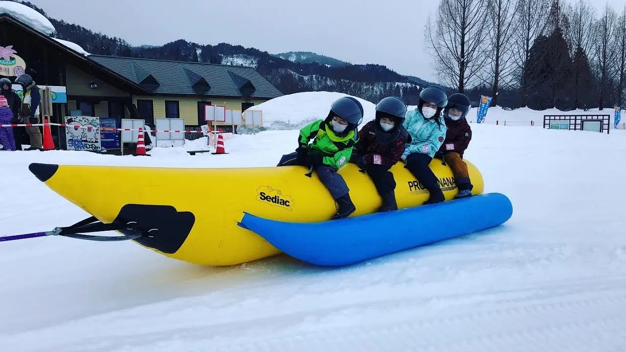 どんでん平スノーパーク！【飯豊DONDEN平雪上樂園】