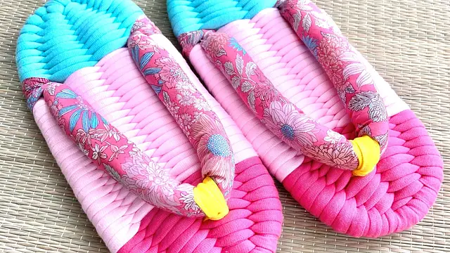 カラフルでかわいい布ぞうり作り体験