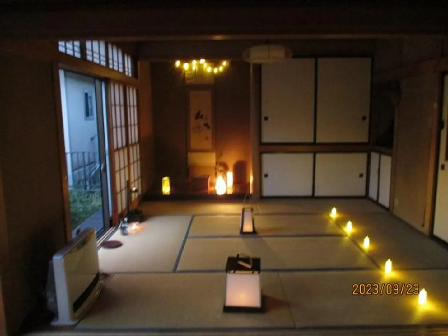 幻想的な空間で