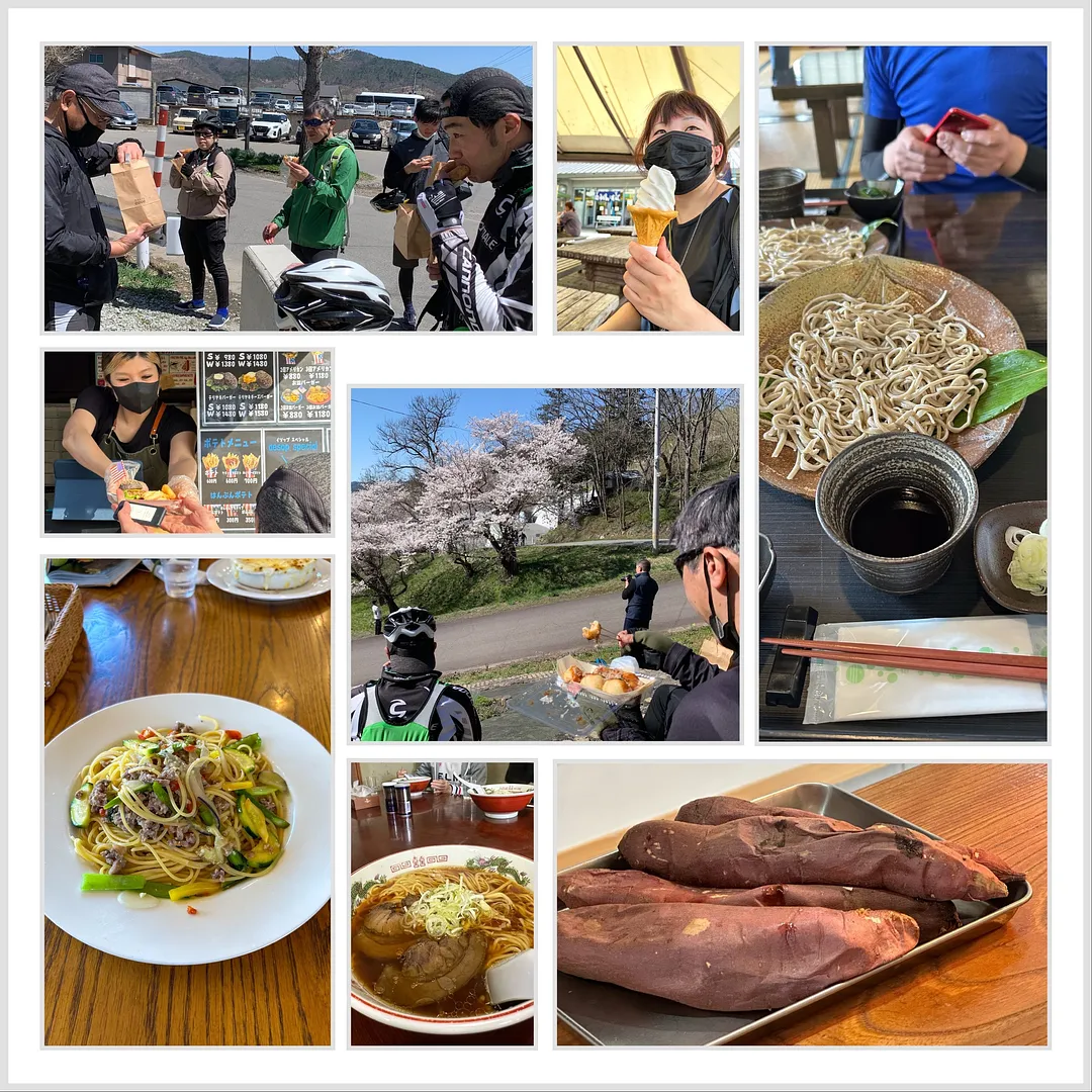 各地のグルメを満喫するのも自転車ツアーの醍醐味！