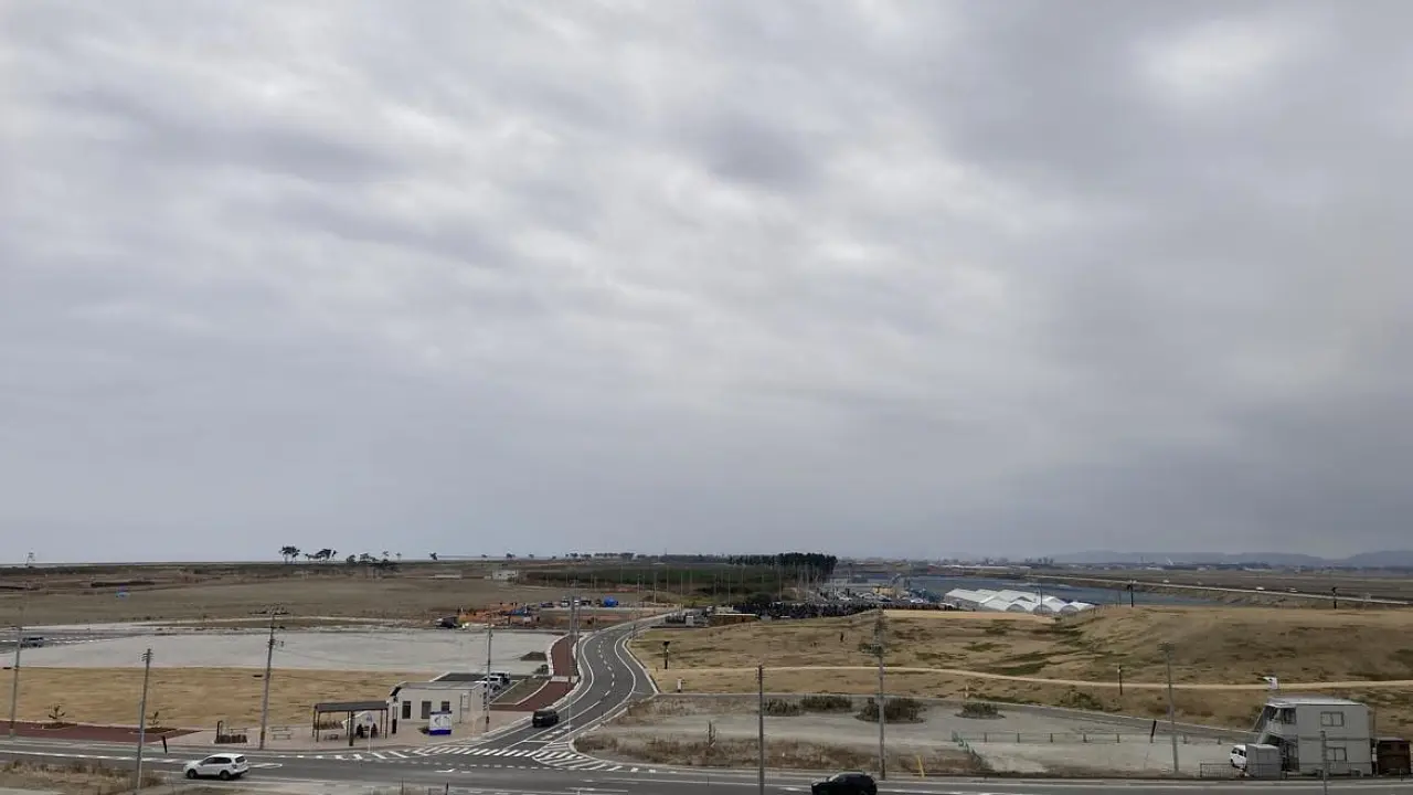 东日本大地震遗址：仙台荒滨小学教学楼及住宅地基