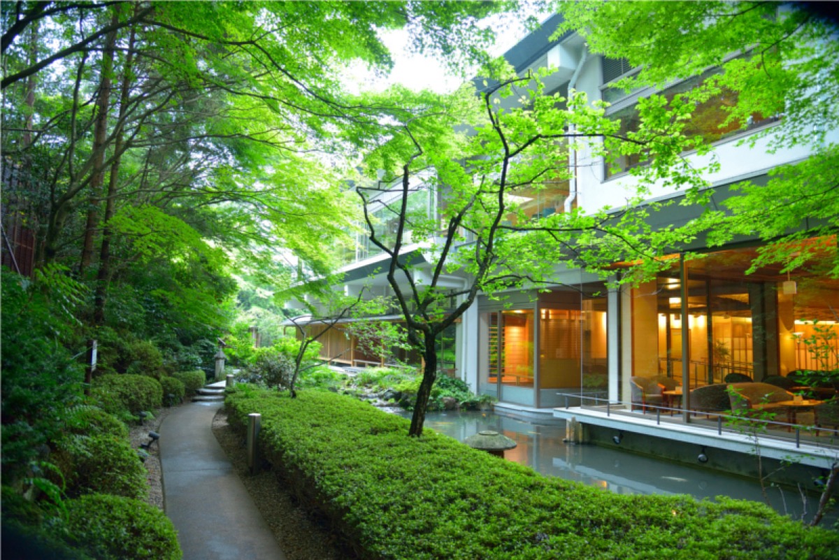 ホテルニュー水戸屋中庭