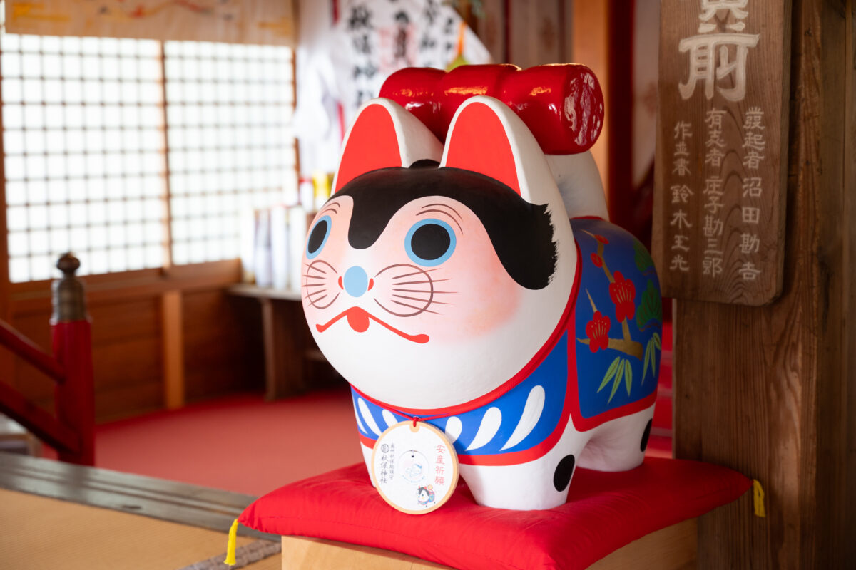 戌張り子の様子